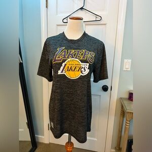Los Angeles Lakers Gray Athletic T-Shirt